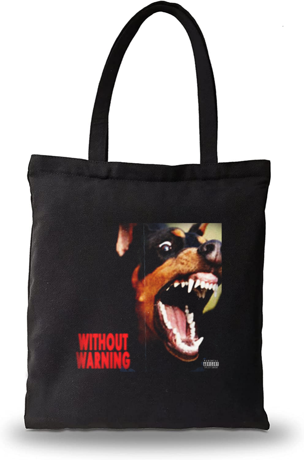 Zipper Tote Bag - WITHOUT WARNING